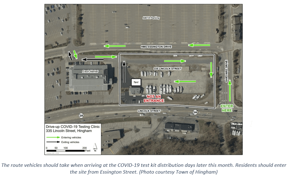 COVID Test Distribution Map