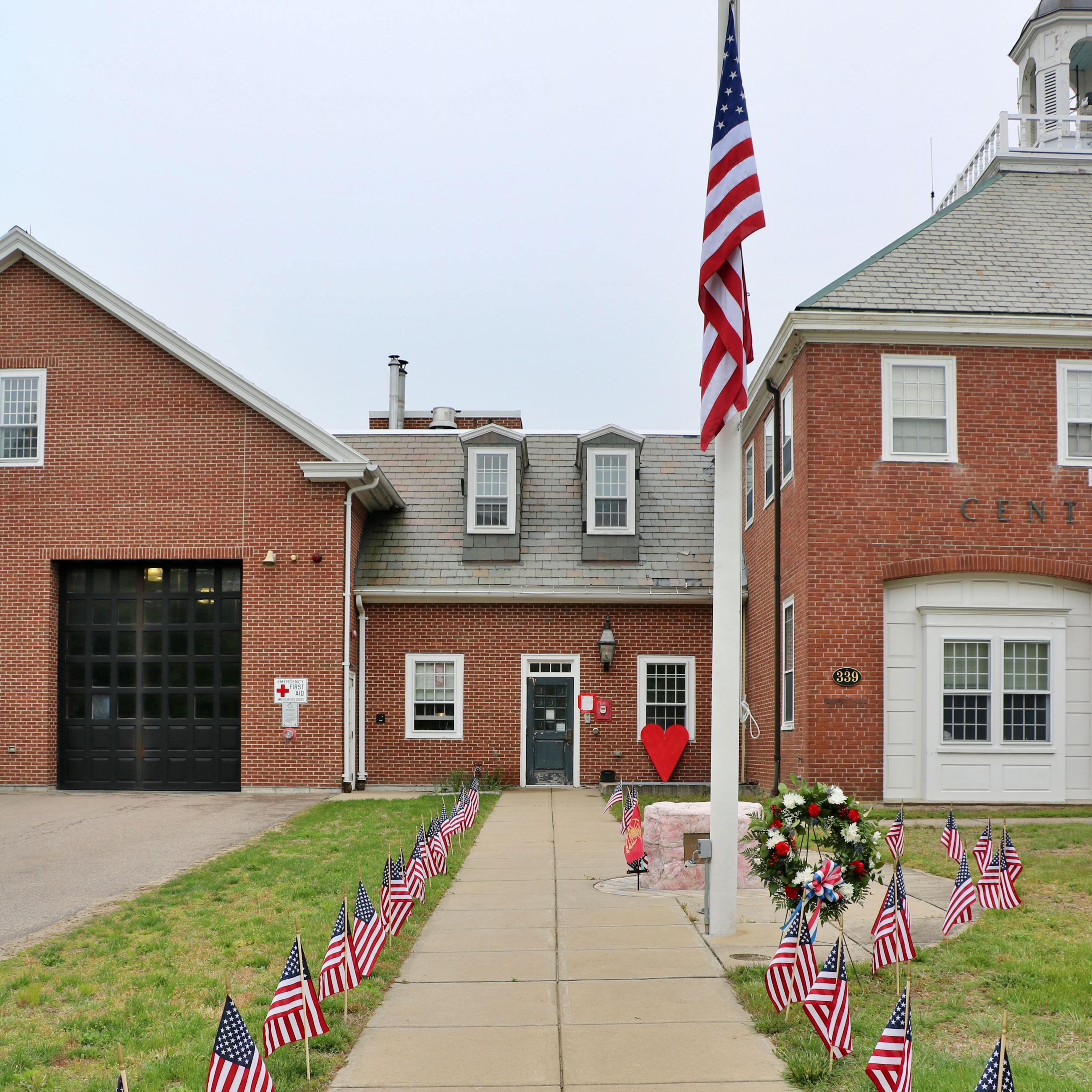 Hingham Central Fire Flagpole