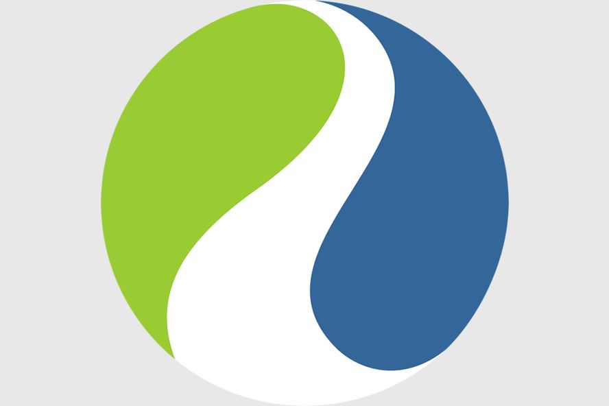 WRWS Color Symbol on Gray 2 x 3