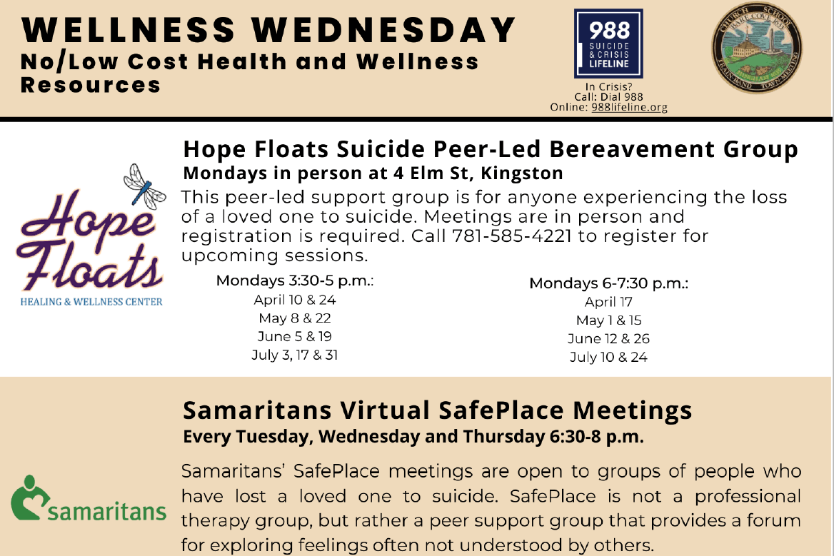 Wellness Wednesday April 2023