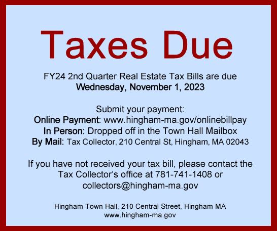 RE Tax Due Q2 FY24