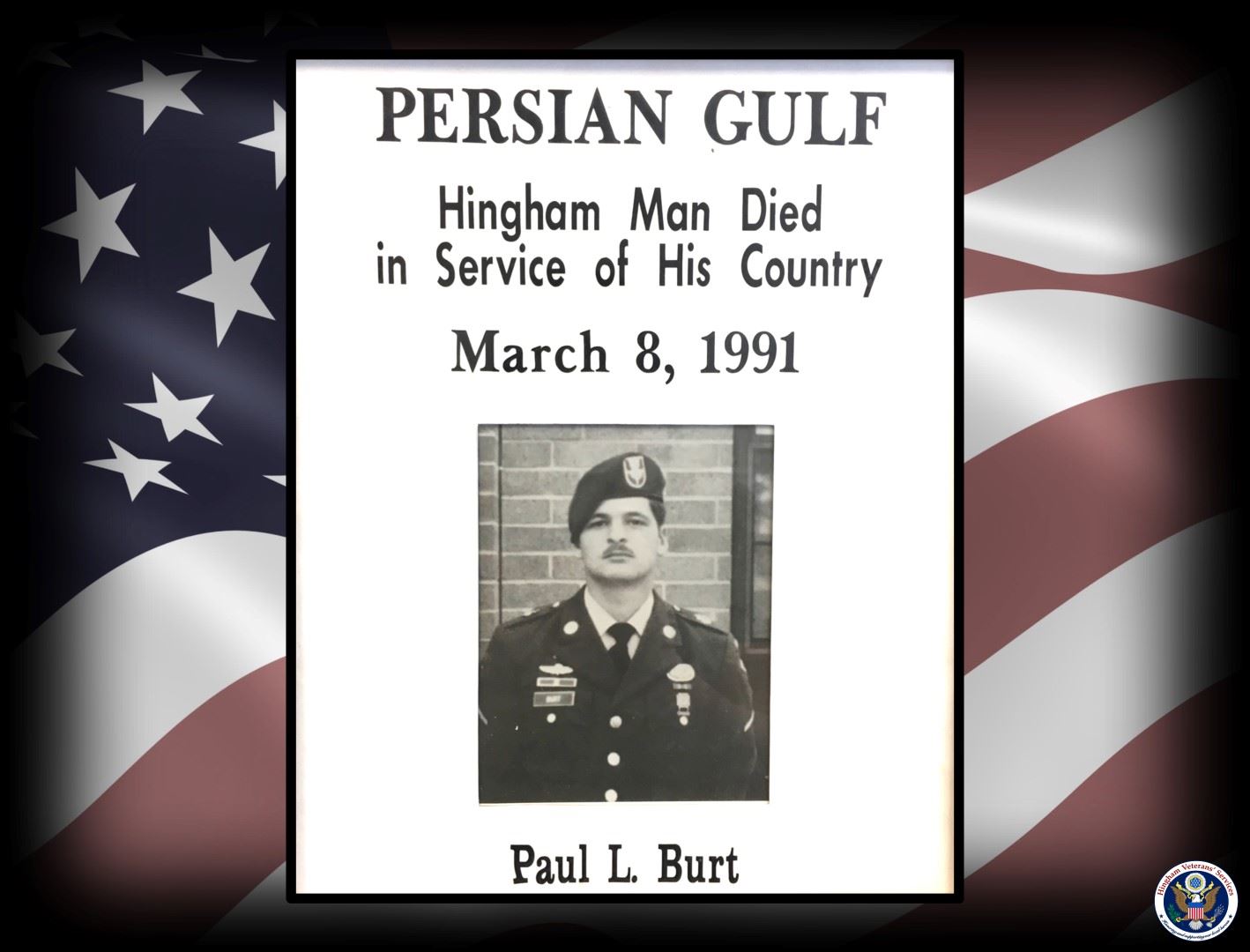 Photo of Sgt. Paul L. Burt
