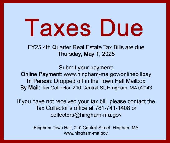 Taxes Due February 1, 2025