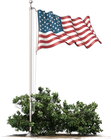 American Flag Full Staff