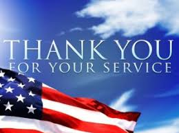 Veterans - We are thankful for your service