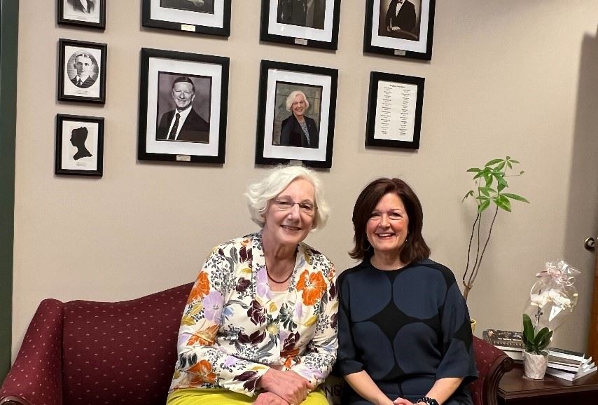 Town Clerk Recognition 2022 Eileen McCracken and Carol Falvey
